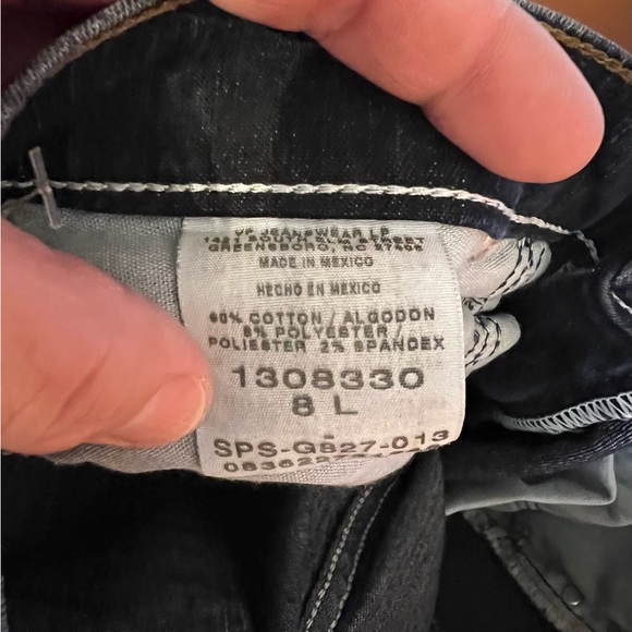 Lee Riders sz 8 Long - mid rise, straight leg NWT - Picture 5 of 5